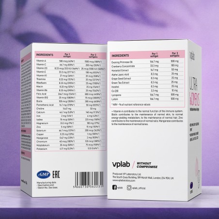 VPLAB Ultra Multivitamin för kvinnor 90 softgels Kosttillskott|S4M