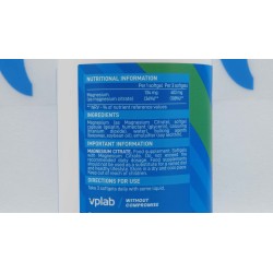 VPLAB Magnesium Citrate 90 softgels Kosttillskott | S4M