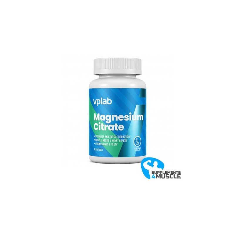 VPLAB Magnesium Citrate 90 softgels Kosttillskott | S4M