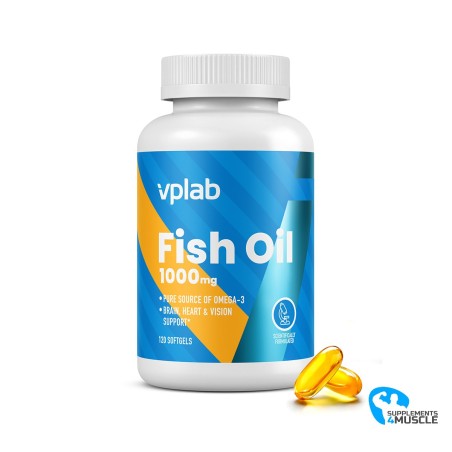 VPLAB Fiskolja 120 softgels Kosttillskott | Supplements4muscle