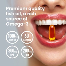 VPLAB Strong Omega 3 60 softgels Kosttillskott | S4M