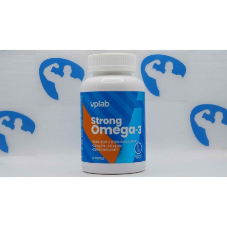 VPLAB Strong Omega 3 60 softgels Kosttillskott | S4M