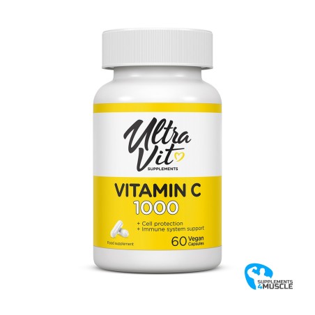 ULTRAVIT Vitamina C 60 caps Suplementos | Supplements4muscle