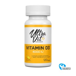 ULTRAVIT Vitamin D3 4000IU 120 soft gels Supplements | S4M