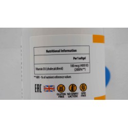 ULTRAVIT Vitamin D3 4000IU 120 soft gels Supplements | S4M