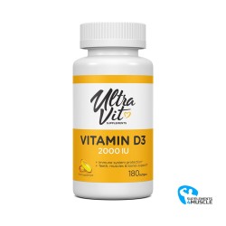 ULTRAVIT Vitamina D3 2000 IU 180 softgels Suplementos | S4M