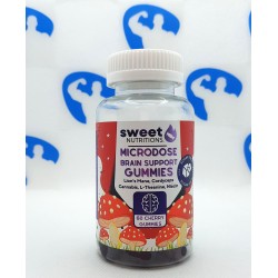 Sweet Nutritions Microdose Brain Support Gummies 60 cherry gummies