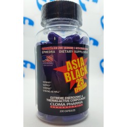 Cloma Pharma Asia Black 25 100 gélules Suppléments | S4M