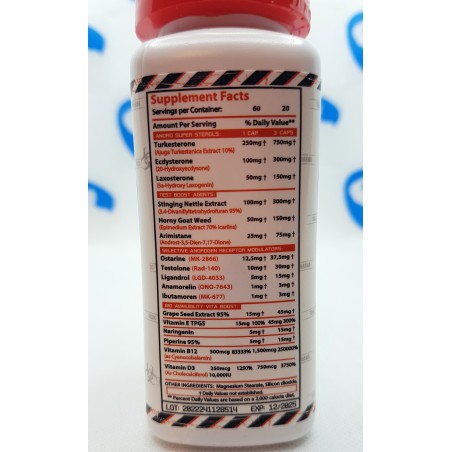 Toxic Pharma Bio Stenobol 700 60 caps Supplementen | S4M