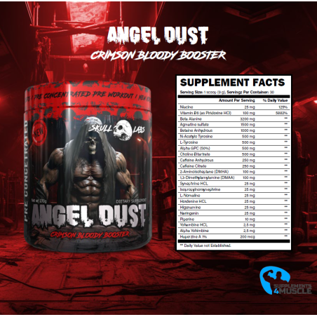Skull Labs Angel Dust DMAA 270 g (Nouvelle Version) Suppléments