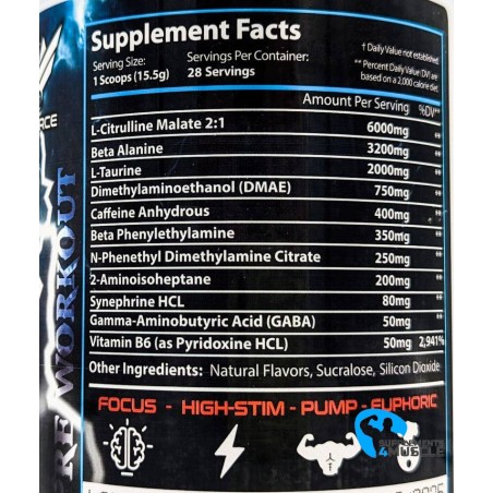 U.S. Gen Force Zeus DMHA 434 g Supplements | S4M