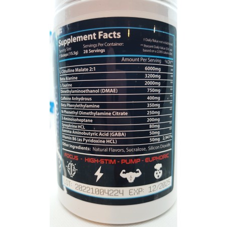 U.S. Gen Force Zeus DMHA 434 g Supplements | S4M