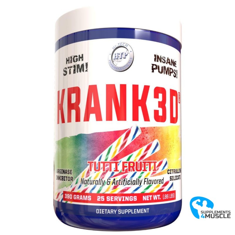 Hi Tech Pharmaceuticals Krank 3D 390 grammi Integratori | S4M