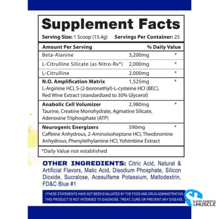 Hi Tech Pharmaceuticals Krank 3D 390 grammi Integratori | S4M
