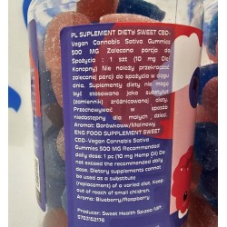 Sweet CBD Gummies Vegan 10 mg 50 pcs Supplements | S4M