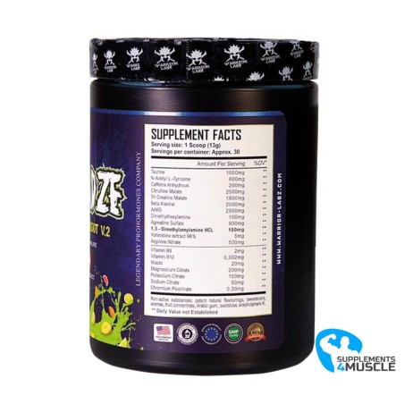 Warrior Labz Kamikadze DMAA + DMHA V.2 390 g | S4M