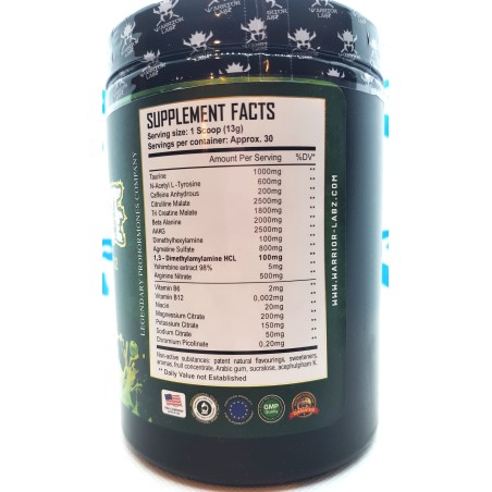 Warrior Labz Kamikadze DMAA + DMHA V.2 390 g | S4M