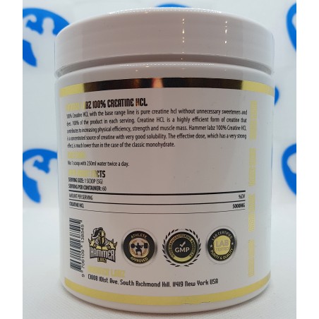 Hammer Labz Creatine HCL 300 g Supplementen | S4M