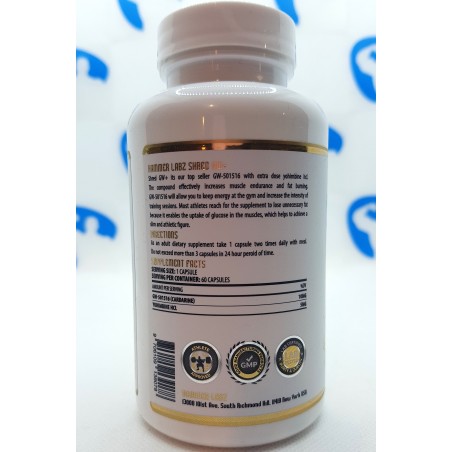 Hammer Labz Shred GW+ 60 caps Supplements | S4M