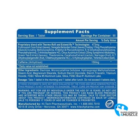 Hi-Tech Pharmaceuticals Lipodrene Elite 90 kapslar | S4M