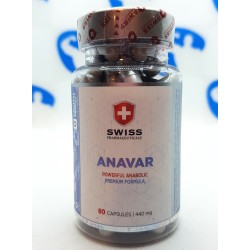 Swiss Pharmaceuticals Anavar 80 caps | Supplementen4muscle