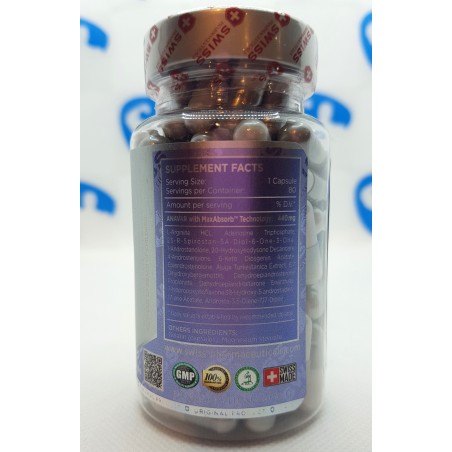 Swiss Pharmaceuticals Anavar 80 caps | Supplementen4muscle