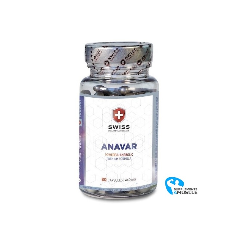 Swiss Pharmaceuticals Anavar 80 caps | Supplementen4muscle