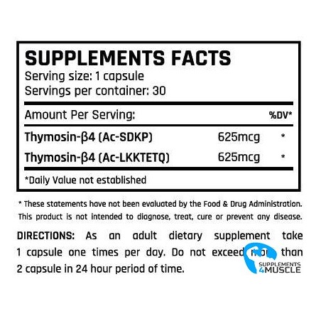Sport Medica TB-500 30 caps Suplementos | Supplements4muscle