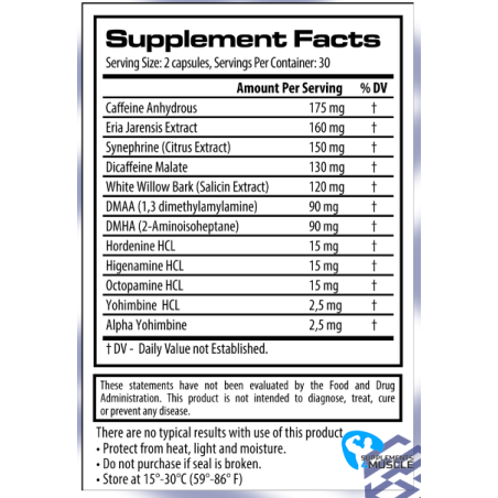 GymLabs Shot Gun 60 caps Integratori | Supplements4muscle