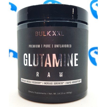 BULK XXL Glutamine Rauw 400 g Supplementen | S4M