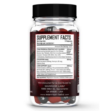 Warrior Labz Titan Vol 3.0 90 caps Supplementen | S4M