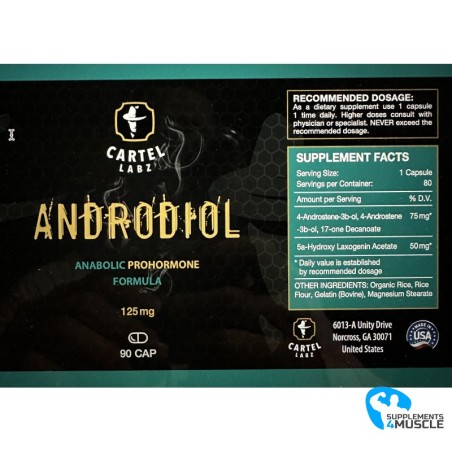 Cartel Labz Androdiol 90 caps | Supplementen4muscle