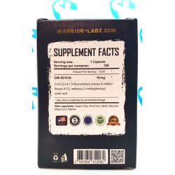 Warrior Labz Cardarine 100 cápsulas Suplementos | S4M