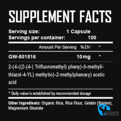 Warrior Labz Cardarine 100 cápsulas Suplementos | S4M
