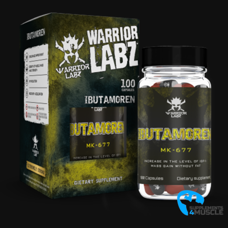 Warrior Labz Ibutamoren MK-677 30 mg 100 Kapseln Nahrungsergänzungsmittel