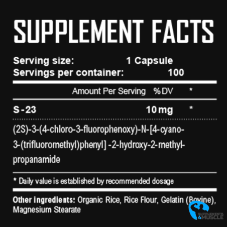 Warrior Labz S-23 100 caps Supplements | Supplements4muscle