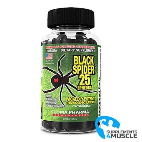 Cloma Pharma Svart spindel 25 | Kosttillskott4muscle