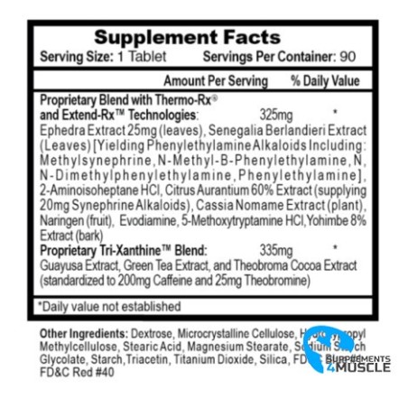 Hi Tech Pharmaceuticals Lipodrene Hardcore 90 kapslar | S4M