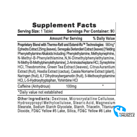 Hi Tech Pharmaceuticals Lipodrene 90 caps Suplementos | S4M