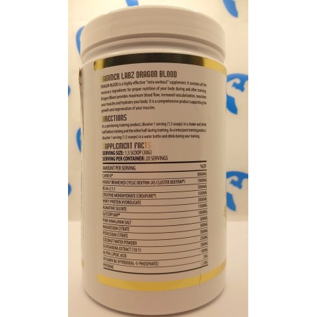 Hammer Labz Dragon Blood 600 g Suplementos | S4M