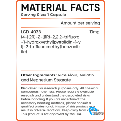 GynSyn Labs LGD-4033 60 capsules