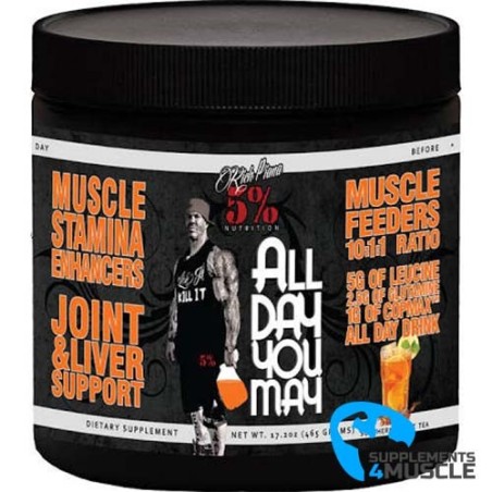 Rich Piana 5% De hele dag mag je | Supplementen4muscle