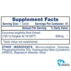 Hi Tech Pharmaceuticals Tongkat Ali 100:1 extract 90 capsules