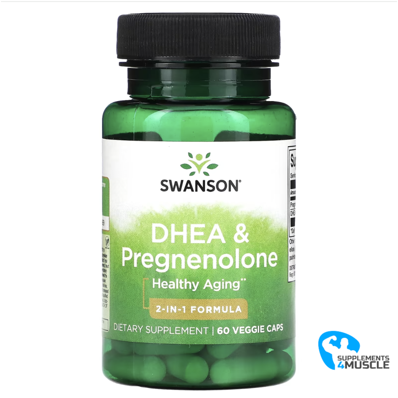 Swanson DHEA & Pregnenolone 60 caps