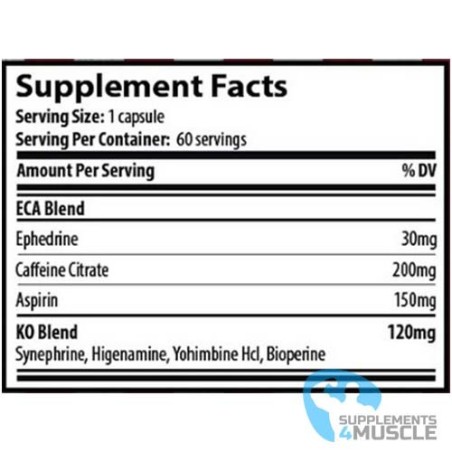 Submission Science ECA KO Integratori | Supplements4muscle