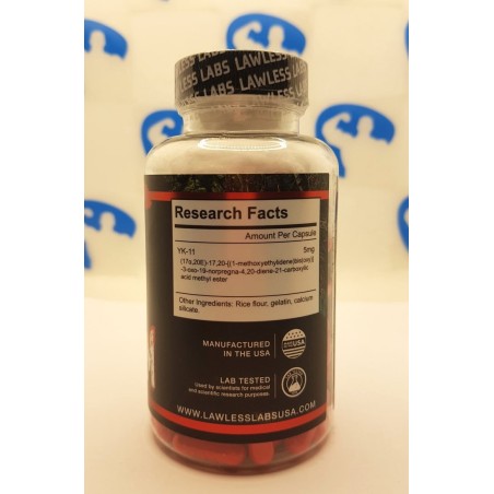 Lawless Labs Myosarm SARM YK-11 5 mg 90 capsules