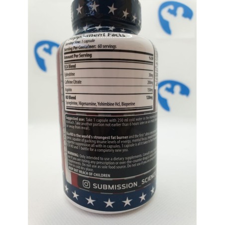 Submission Science ECA KO Integratori | Supplements4muscle
