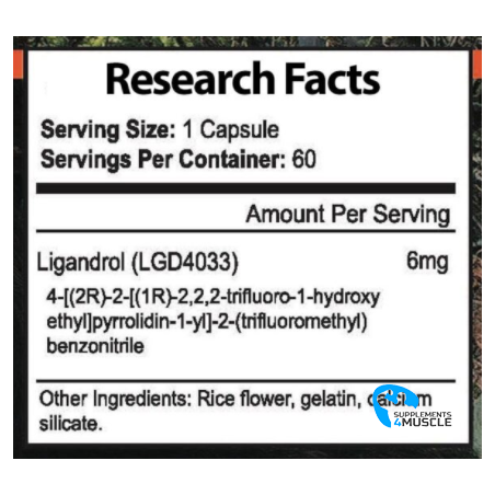 Lawless Labs Ligandrol Sarm LGD-4033 6 mg 60 Kapseln