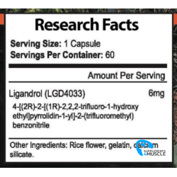 Lawless Labs Ligandrol Sarm LGD-4033 6 mg 60 Kapseln
