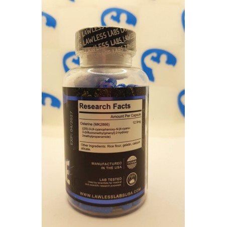Lawless Labs Ostarine 12,5 mg 120 kapslar